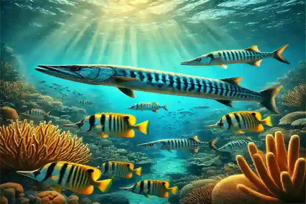 Barracudas in Koh Chang - Sleek predatory fish in tropical waters