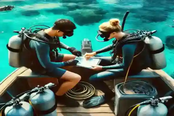 Safety check - Pre-dive safety procedures